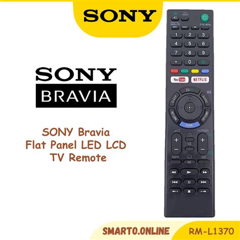 Sony Bravia LED LCD TV Remote Control RM L1370 Sony LED TV YouTube