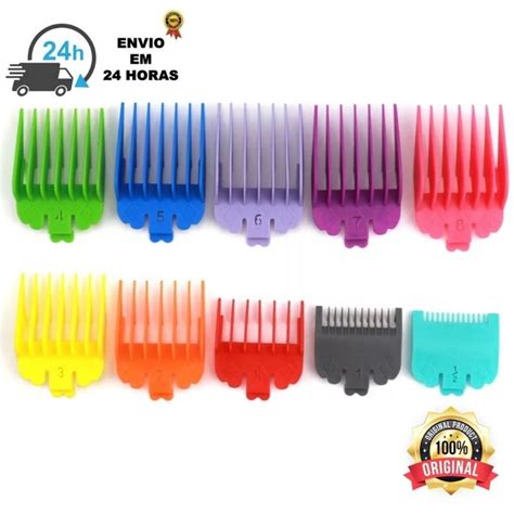 10 Pentes Maquina Cabelo Pentes Disfarce Inclusos Shopee Brasil