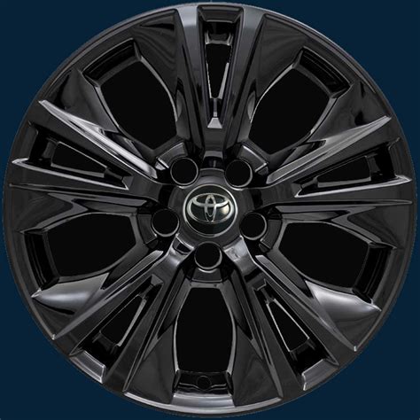 2014 2018 Toyota Highlander Imp 410blk 18 Gloss Black Wheel Skins