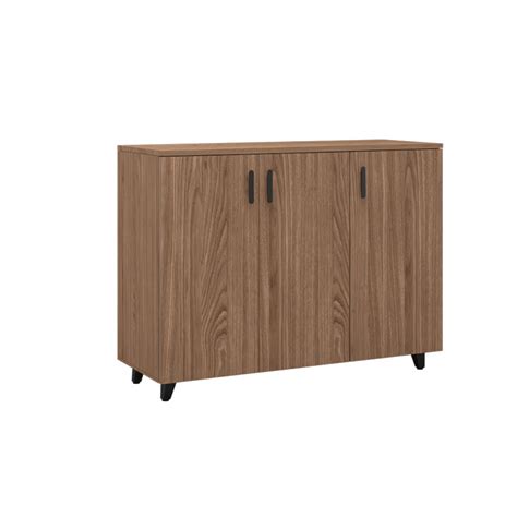 John Series 3 Door Shoe Cabinet Brown Oak Sofaandbedsg