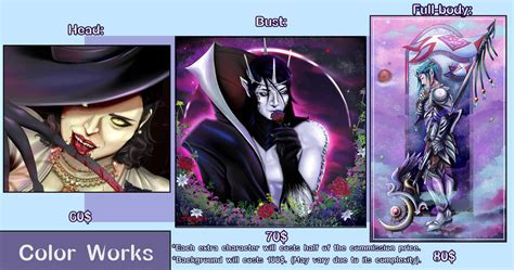 Color Commissions By RuruRere Hentai Foundry