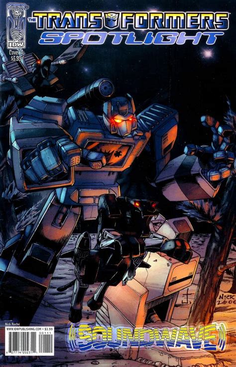 Spotlight Soundwave Transformers Comics TFW2005