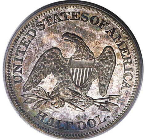 C Liberty Seated Half Dollar Pcgs Pr Ebay