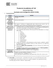 Producto Acad Mico N Examen Final Docx Producto Acad Mico N