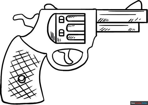 Pistol Coloring Pages