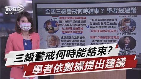 全國三級警戒何時結束學者依數據提建議【tvbs說新聞】20210618 Youtube