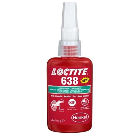 Fixa Rolamento E Bucha Loctite 638 50g