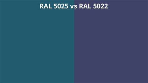 Ral 5025 Vs 5022 Ral Colour Chart Uk