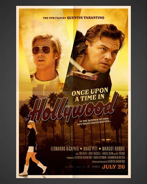 Once Upon a Time in Hollywood by @joaoneto_89 | Hollywood poster, In ...