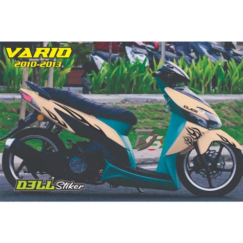 Jual Stiker Striping Vario Lama Model Api Hot Weels Cutting Stiker