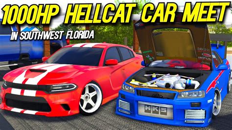 Roblox Roleplay Taking My 1000hp Hellcat To A Car Meet Youtube