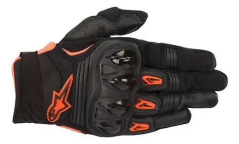 Guante Alpinestars Megawatt Color Negro Naranja Talla L Mercadolibre