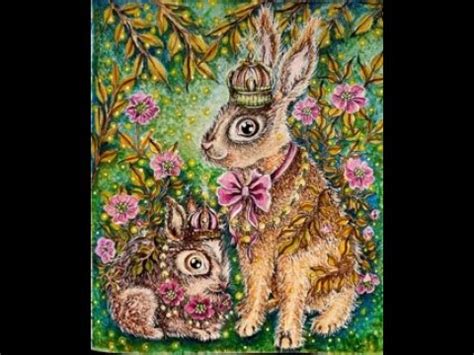 Bunny Coloring With Derwent Inktense Blocks Hanna Karlzon Final Part