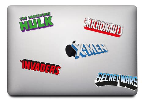 Marvel Comic Logo Stickers Set 1 - Etsy