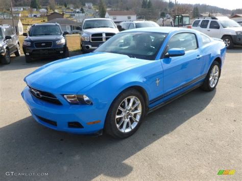 2010 Grabber Blue Ford Mustang V6 Premium Coupe 61580346 Car Color Galleries