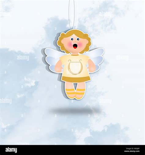 angel in the sky Stock Photo - Alamy