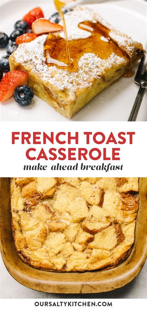 French Toast Casserole (with VIDEO!) - Our Salty Kitchen