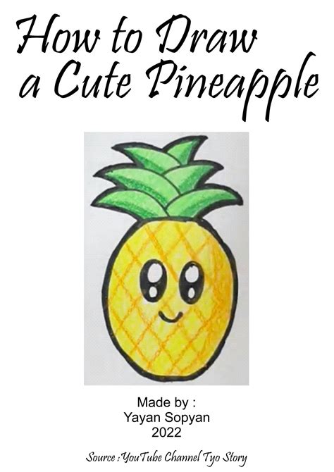 SOLUTION: How to draw a cute pineapple - Studypool