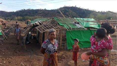 Arakan Idps In Need Of Help To Rebuild Shelters After Strong Winds