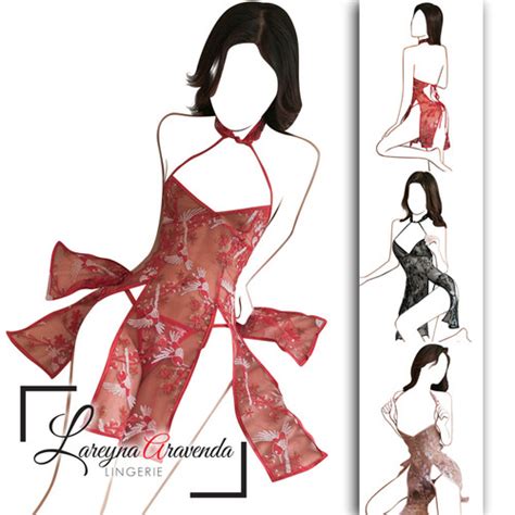 Jual Lareyna Aravenda Lingerie Cd Fit M Xxl Model Cheongsam Dynasty