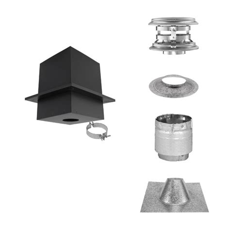 3 Pelletvent Pro Cathedral Support Vertical Kit Duravent