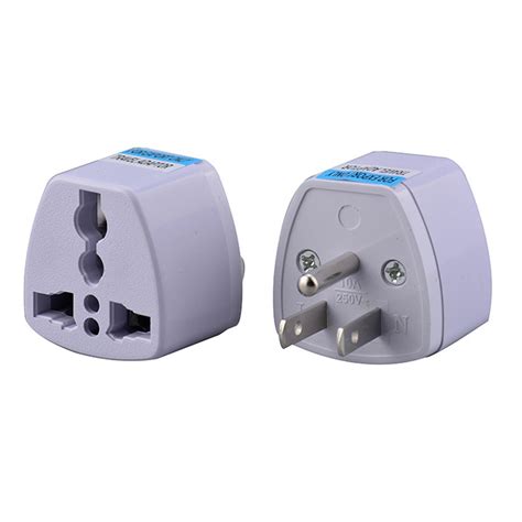 4 Packs Universal Travel Plug Adapter Uk To Us Plug Adapters European To Us Canada Adapter To