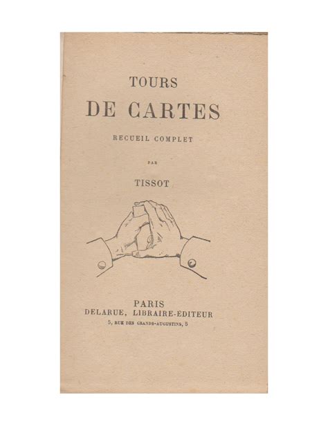 Tours De Cartes Tissot