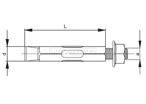 062889 Анкер-болт М8х85 АБМ885к ОСТЕК