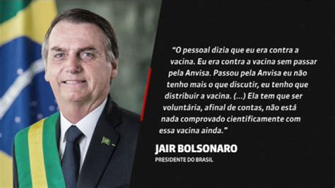 Vídeo VÍdeojair Bolsonaro Diz Que Vacina Não Está Comprovada