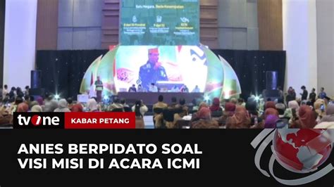 Anies Baswedan Paparkan Visi Misi Di Acara ICMI Kabar Petang TvOne