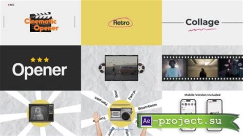 Videohive Cinema Collage Opener 47625764 Project For After