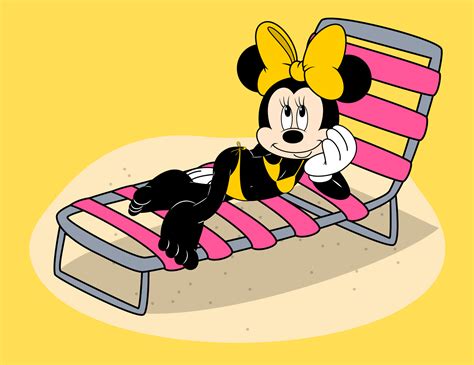 Minnie Pose Yellow Bikini By Damasco25artes On Deviantart Artofit