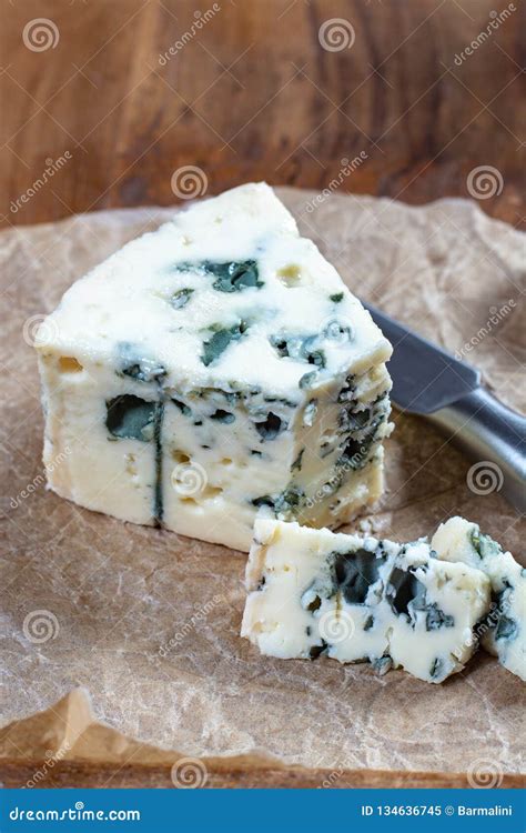 Roquefort Soft French Cheese Made From Sheep Milk On South Of France