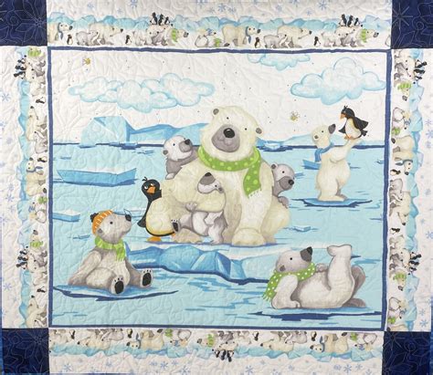 Polar Bear Panel Quilt