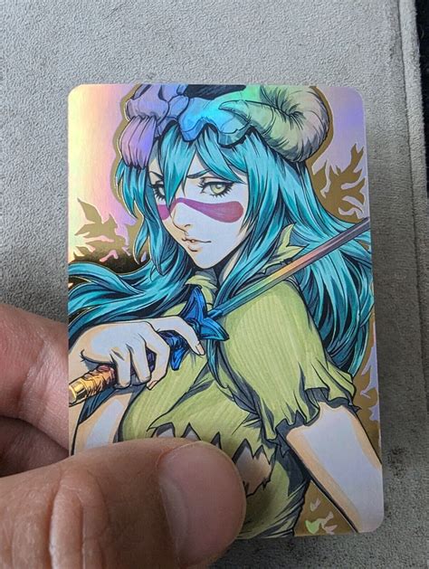 Nel Tu Bleach Sexy Anime Waifu Doujin Girls Foil Adult Art Card Ebay