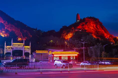 延安市璀璨夜景 日月天地的博客 Photofans摄影网