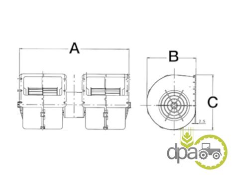 Ventilator Cabina Fendt Bepco L303739 851ron Piese Tractor