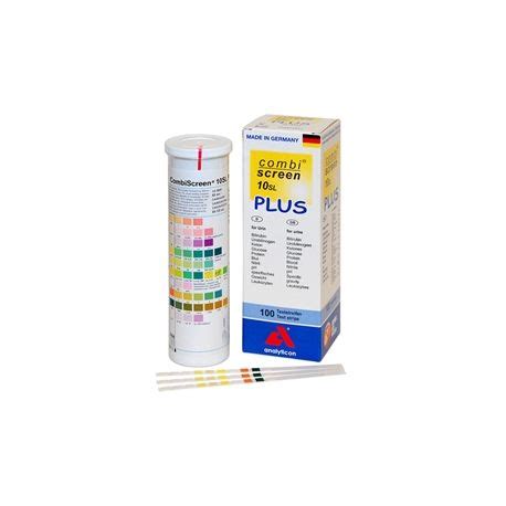 GIMA COMBI SCREEN 10SL PLUS URINE STRIPS 10 PARAMETERS BOX OF 10