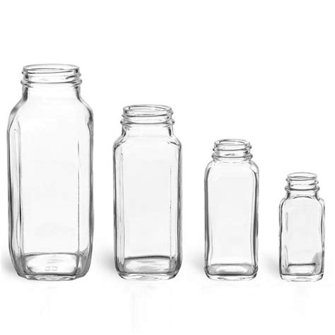 Oz French Square Beverage Glass Bottle For Juice High Quality Juice