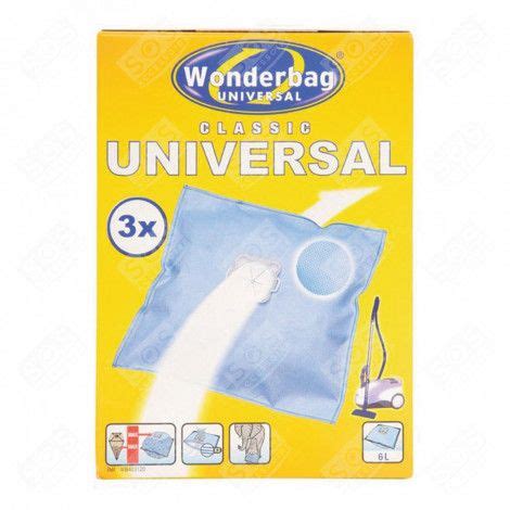 Boite De Sacs Wonderbags Universels Rowenta Wb