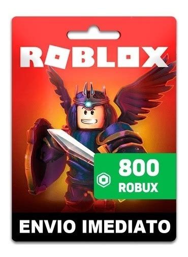 Roblox Jogo Pc Cartao De Robux Mercadolivre Br