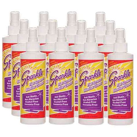 Sparkle Glass Cleaner 12 Count Pump Spray Glass Cleaner 12 Pack At