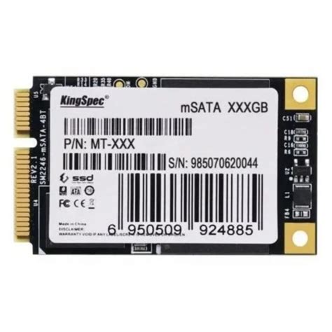 Ssd Msata Kingspec Mt Gb Sata Iii D Nand Mt