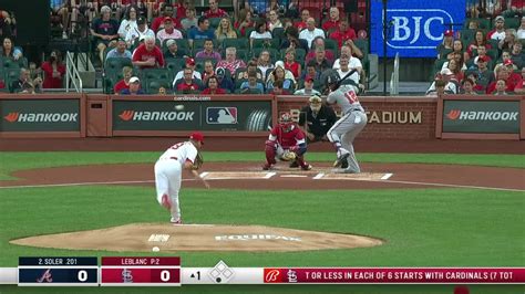 Wade Leblanc Strike Cantado To Jorge Soler Los Reds De