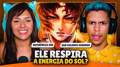 M4RKIM Yoriichi Kimetsu No Yaiba Sol Da Noite React Em Casal