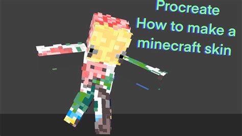 How To Make A Minecraft Skin In Procreate Youtube