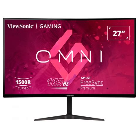 Monitor Gamer Viewsonic Omni Led K Qhd Curvo Hz Ms Hdmi