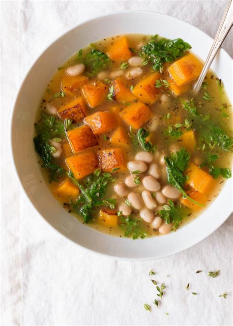 Tuscan White Bean And Butternut Squash Soup Video Fork Knife Swoon