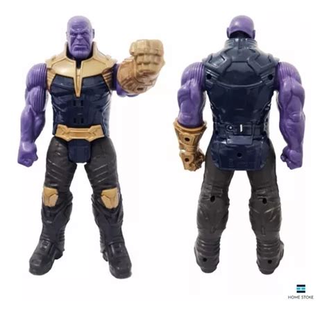 Boneco Thanos Vingadores Articulado Luz E Som Cm Mercadolivre