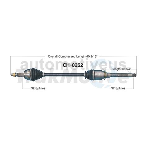 Front Left Right Cv Joint Axle Shaft Set Of Trakmotive For Jeep